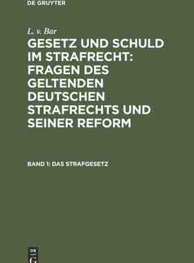 【预订】Das Strafgesetz 9783111319445