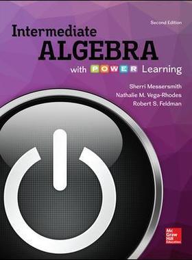 [预订]Intermediate Algebra with P.O.W.E.R. Learning 9781259610240