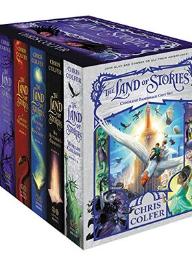 现货 英文原版 异世界童话之旅6册套装全集 Chris Colfer: The Land of Stories Complete Paperback Gift Set 故事之地