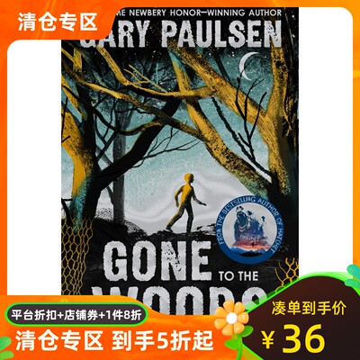 现货 英文原版 走入丛林 Gary Paulsen新作 手斧男孩 Hatchet作者 Gone to the Woods: A True Story of Growing Up in the Wild