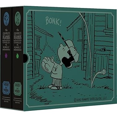 预订 The Complete Peanuts 1995-1998 Gift Box Set - Hardcover 完整花生1995-1998：礼品盒套装-精装本 9781606998618