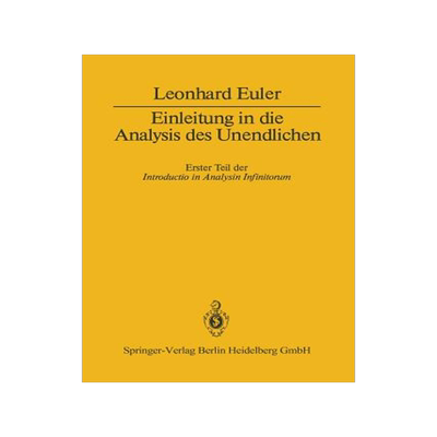 预订 Einleitung in die Analysis des Unendlichen