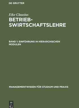 【预订】Einführung in hierarchischen Modulen 9783486239157