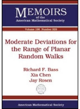 预订 Moderate Deviations for the Range of Planar Random Walks 平面随机行走范围的中偏差: 9780821842874