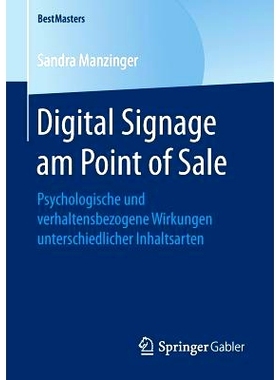 预订 Digital Signage Am Point of Sale: Psychologische Und Verhaltensbezogene Wirkungen Unterschiedlicher Inhaltsarten