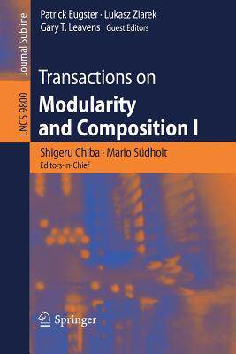 预订 Transactions on Modularity and Composition I