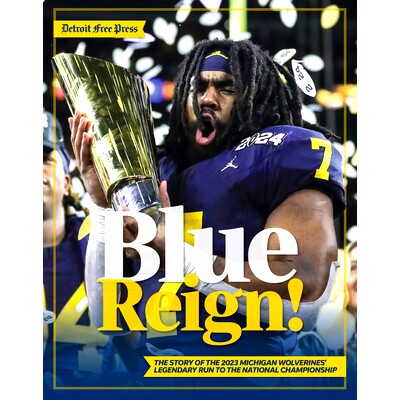 预订 Blue Reign!: The Story of the 2023 Michigan Wolverines’ Legendary Run to the National Championship: The Story of t