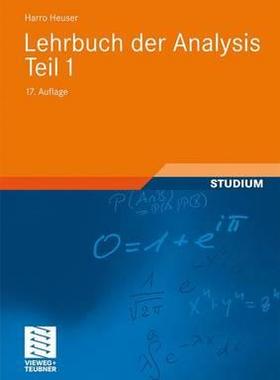 预订 Lehrbuch der Analysis. Teil 1