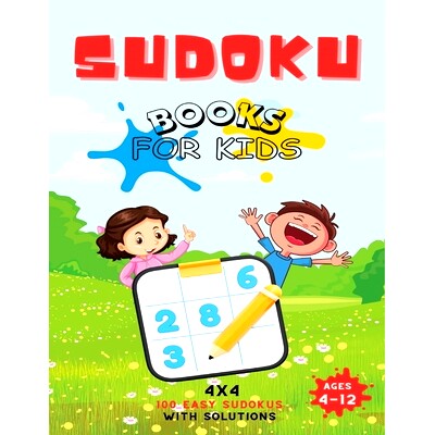 预订 Sudoku and coloring book for kids and beginners: 100 easy sudoku puzzles to learn and have fun from 4 to 12 years o