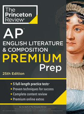 [预订]Princeton Review AP English Literature & Composition Premium Prep, 25th Edition: 5 Practice Tests +  9780593517635