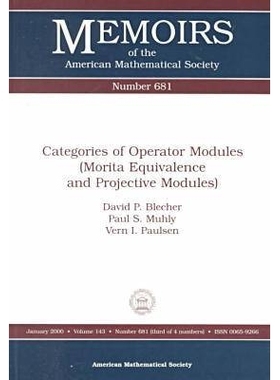 预订 Categories of Operator Modules (Morita Equivalence and Projective Modules): 9780821819166