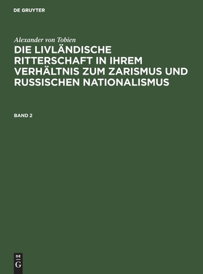 【预订】RITTERSCHAFT I. V. Z. ZARISMUS U.RUSS NAT. 2 LRVZRN 9783111058931
