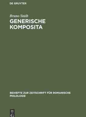 【预订】Generische Komposita 9783484522213