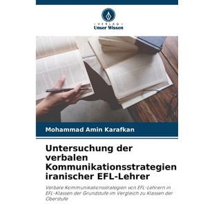 预订 Untersuchung der verbalen Kommunikationsstrategien iranischer EFL-Lehrer: 9786209337550