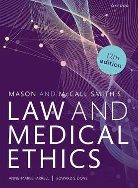 [预订]Mason and McCall Smith’s Law and Medical Ethics 9780192866226