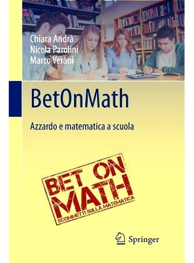 预订 BetOnMath: Azzardo e matematica a scuola 数学上的赌博（意大利语）: 9788847039414