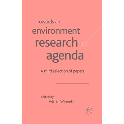 预订 Towards an Environment Research Agenda: A Third Selection of Papers: 9781349399444