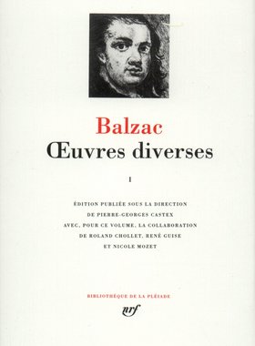【预订】七星文库 巴尔扎克作品番外集 卷1 法语原版 Oeuvres diverses, Vol. 1 Honoré de Balzac