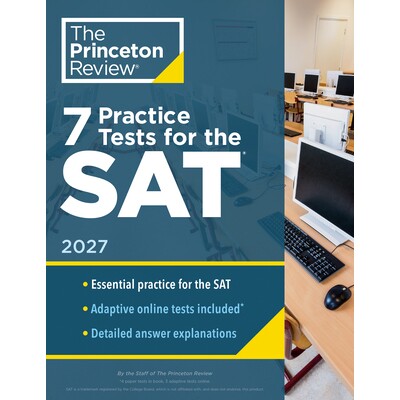 预订 大学考试备考 2027 年 SAT 7 场模拟考试:书本 + 在线模拟考试,助你取得*分 学习考试辅导 SAT 英文 7 Practice Tests for