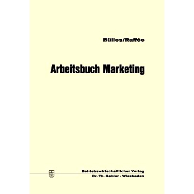 预订 Arbeitsbuch Marketing: 9783409365710