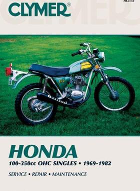 [预订]Hon OHC Sngls 100-350cc 69-82 9780892871841