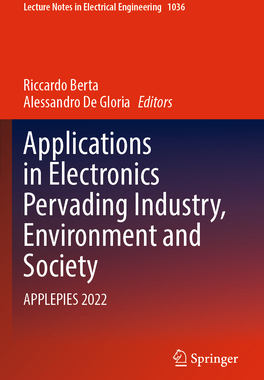 预订 Applications in Electronics Pervading Industry, Environment and Society