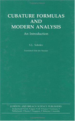 【预订】Cubature Formulas & Modern Analysis