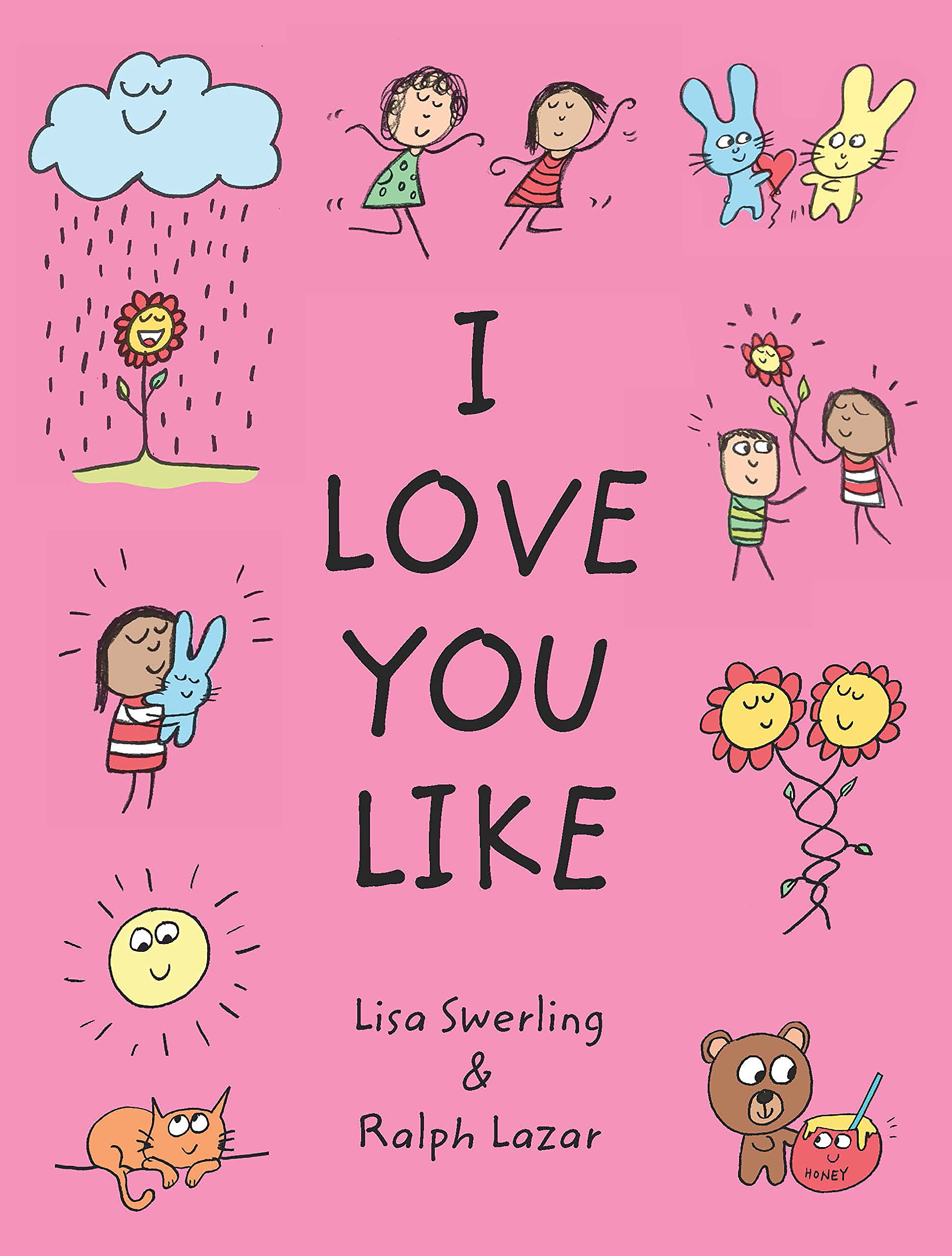 现货 我爱你就像... Lisa Swerling新作 英文原版 情感文艺卡通绘本 精装 I Love You Like
