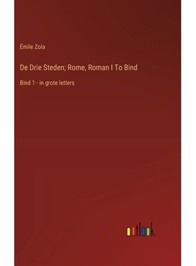 预订 De Drie Steden; Rome, Roman I To Bind: Bind 1 - in grote letters: 9783368377878