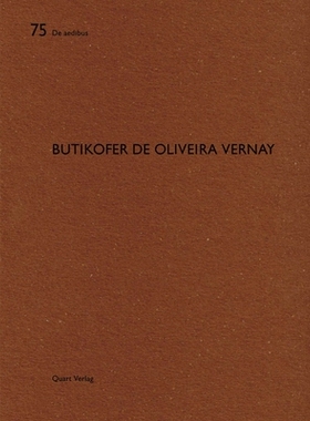 预订 Butikofer de Oliveira Vernay: De aedibus 75: 9783037611586