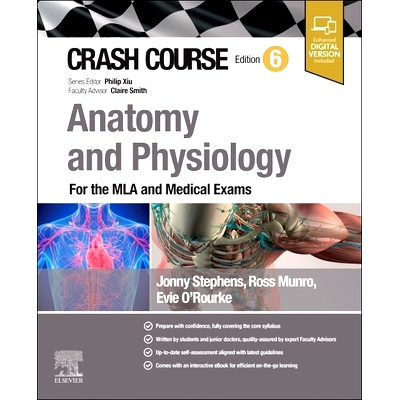 预订 Crash Course Anatomy and Physiology: For the MLA and Medical Exams: 9780443249877