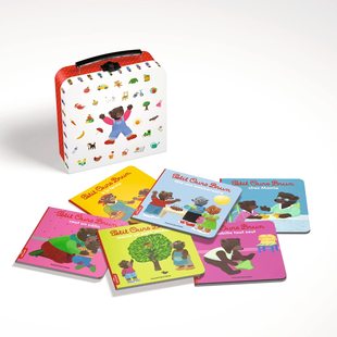 法国经典儿童启蒙动画书 小棕熊6册绘本套装 儿童节礼物 生活常识 法语原版 Ma valisette à histoires Petit Ours Brun