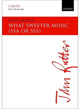 预订 What sweeter music 甜美的音乐: 9780193407527