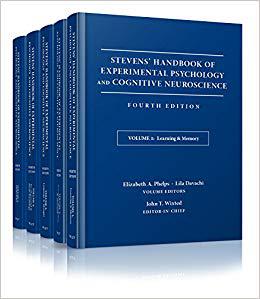 【预售】Stevens’ Handbook of Experimental Psychology and Cognitive Neuroscience, Fourth Edition, Five Volume Set