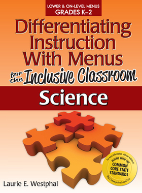 【预订】Differentiating Instruction With Menus for the Inclusive Classroom 9781618210333