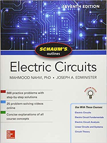 英文原版 电路概论，第7版 Schaum’s Outline of Electric Circuits, Seventh Edition