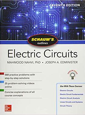 英文原版 电路概论，第7版 Schaum’s Outline of Electric Circuits, Seventh Edition