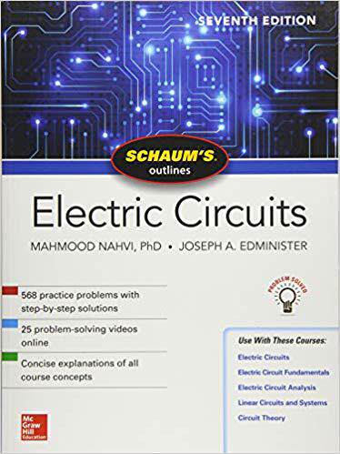 英文原版 电路概论，第7版 Schaum’s Outline of Electric Circuits, Seventh Edition