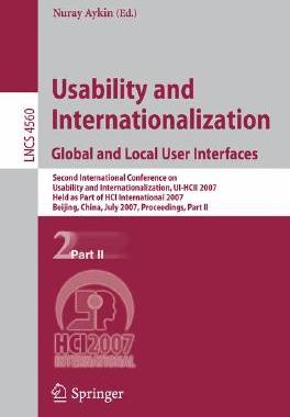 【预订】Usability and Internationalization. Global and Local User Interfaces