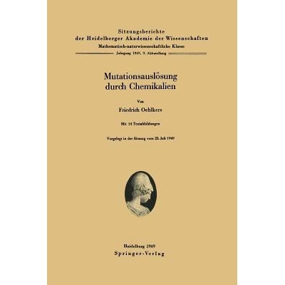 预订 Mutationsauslösung durch Chemikalien: 9783540014256