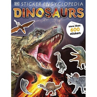 预订 Sticker Encyclopedia Dinosaurs: Includes more than 600 Stickers 恐龙贴纸百科:包含超过600张贴纸: 9780241363256