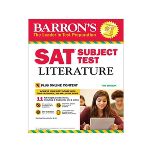 Barron’s SAT Subject Test Literature, 7th Edition 英文原版 巴朗SAT学科考试，文学，第7版