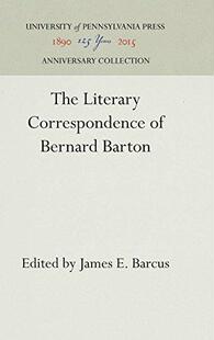 Literary Correspondence Barton The Bernard 9781512810066 预订
