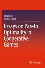 [预订]Essays on Pareto Optimality in Cooperative Games 9789811950513