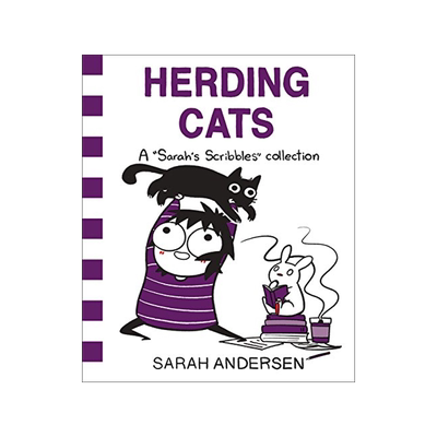 现货 英文原版 成年如谜3 牧猫 人气幽默治愈漫画 Sarah Anderson 莎拉·安徒生 Herding Cats: A Sarah's Scribbles Collection