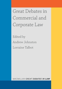 【预订】Great Debates in Commercial and Corporate Law