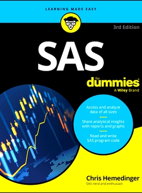 Sas for Dummies, 3rd Edition SAS 达人迷 第3版: 9781394317394