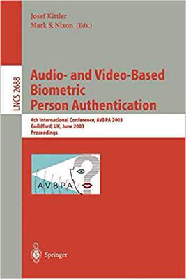 【预订】Audio-and Video-Based Biometric Person Authentication 9783540403029