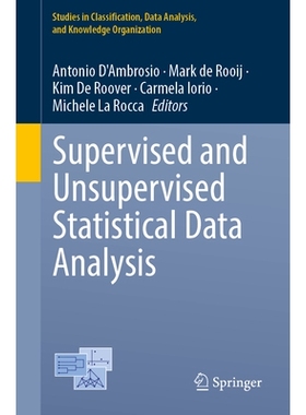 预订 Supervised and Unsupervised Statistical Data Analysis 监督和非监督统计数据分析: 9783032030412