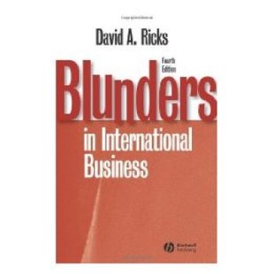 【预订】Blunders In International Business 4E